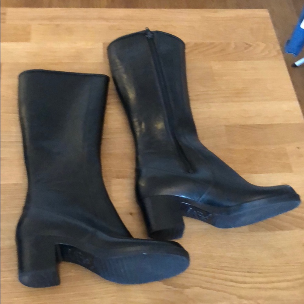 Kaufman For Saks Rubber Boots